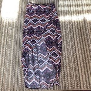 Express high low skirt